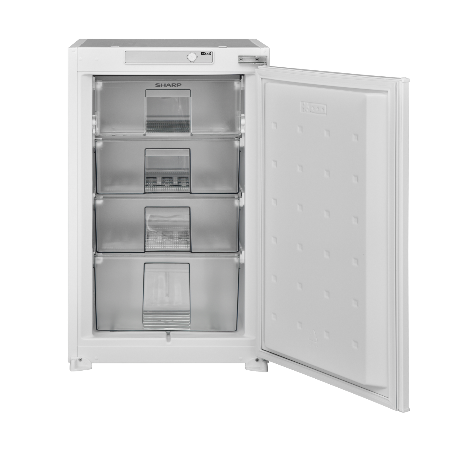 SHARP SJ-SE100M0XS-EU 54cm Table Top Freezer