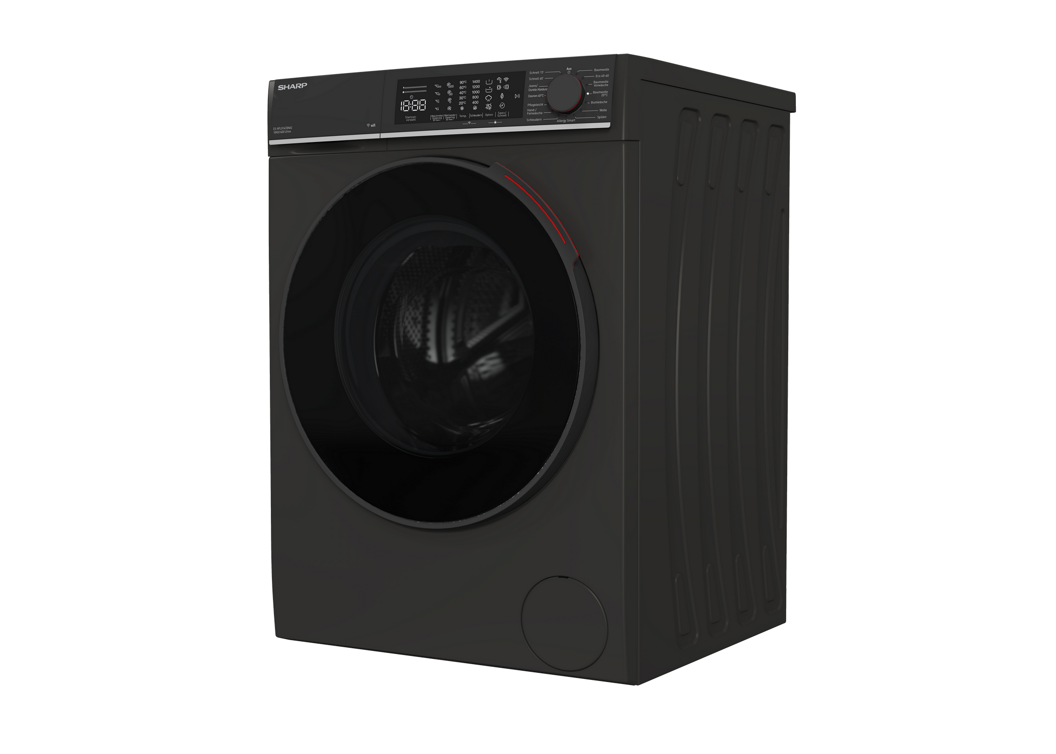 SHARP ES-NFL014CBNA2-CB Freestanding Washing Machine 10 kg 1400 RPM A Class