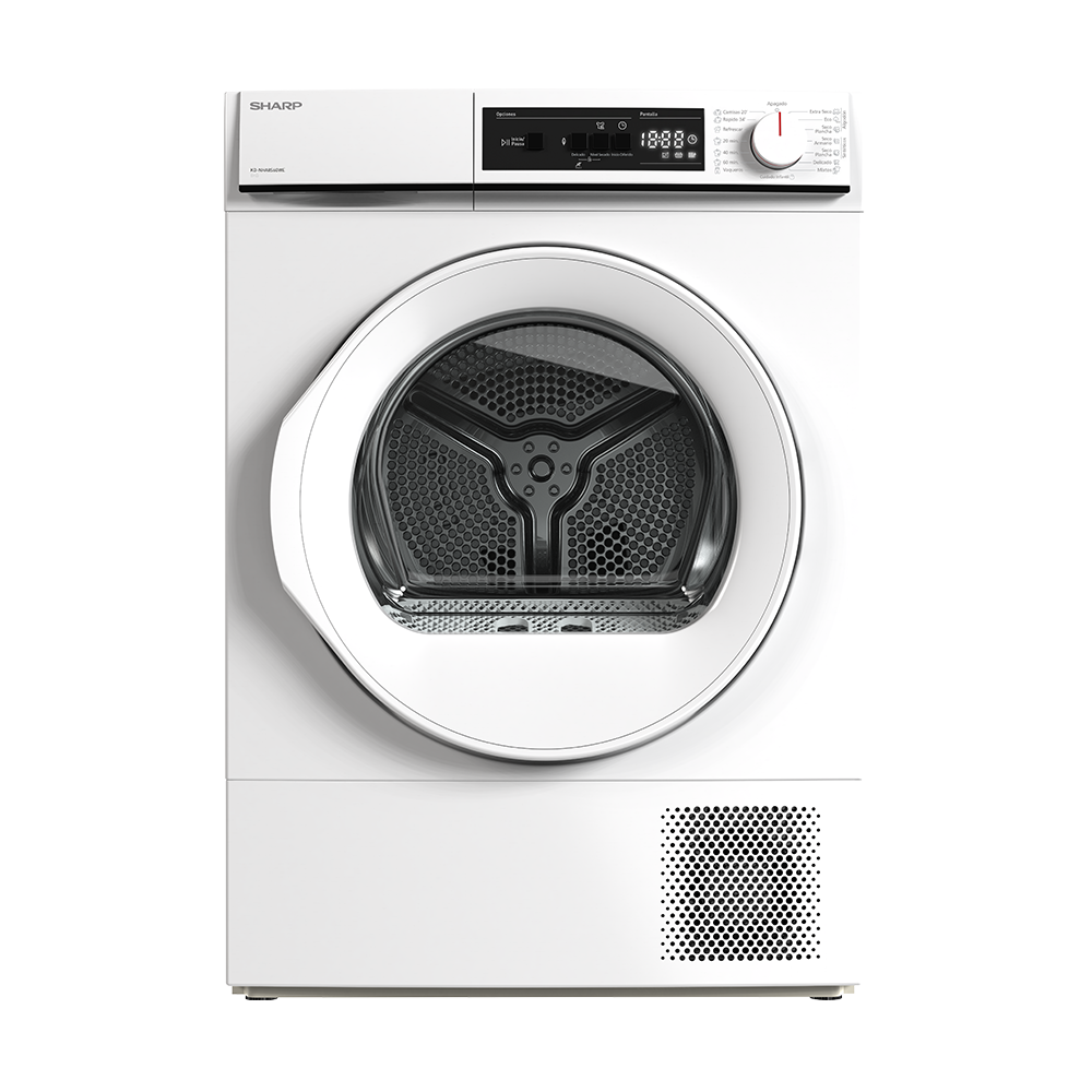 Sharp KD-NHA8S6GWE-ES Freestanding Tumble Dryer