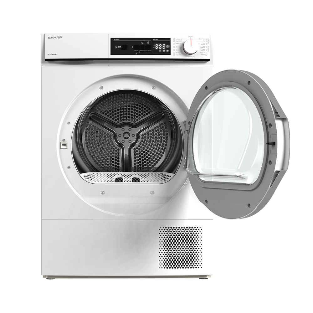 Sharp KD-NHA8S6GWE-ES Freestanding Tumble Dryer