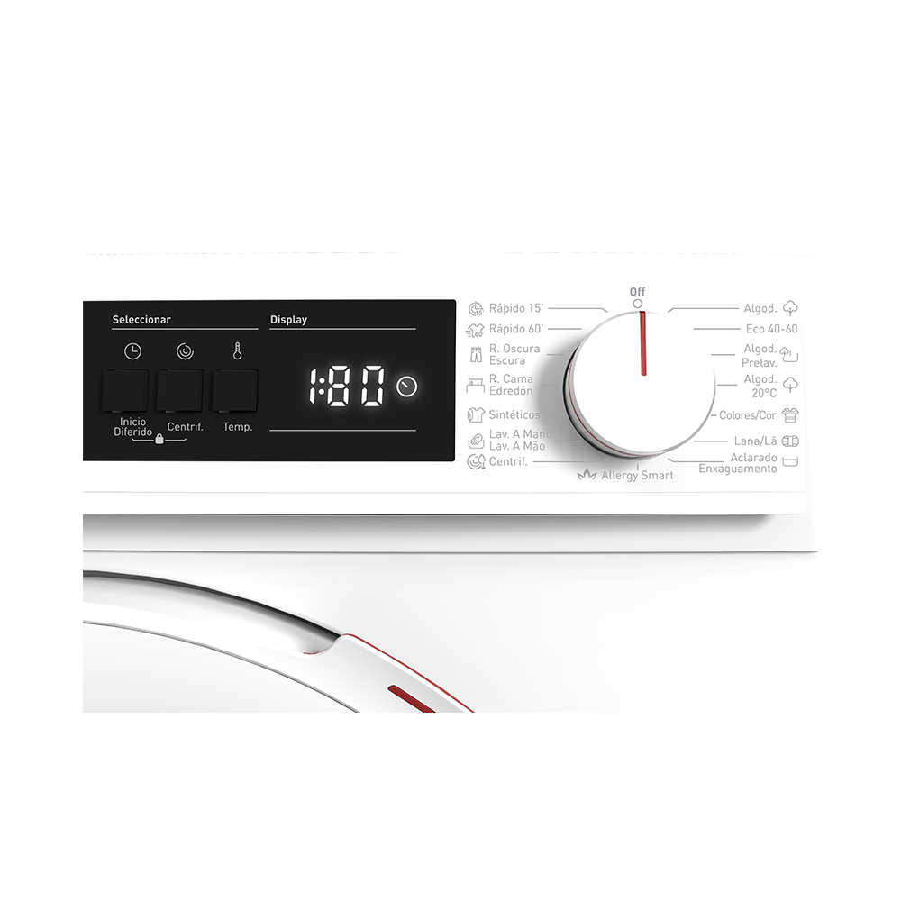 Sharp ES-NFA812DWNA-ES Freestanding Washing Machine