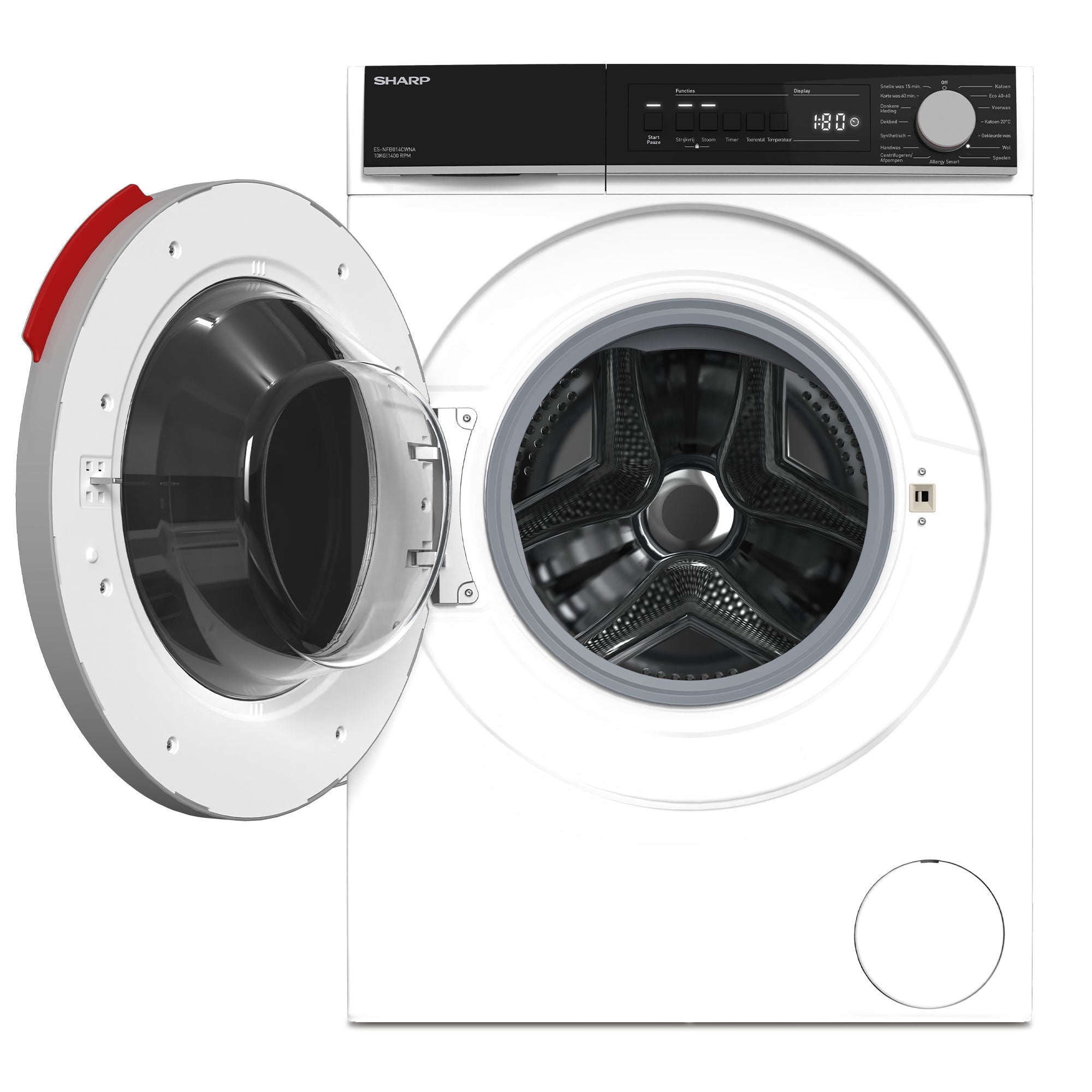 SHARP ES-NFB014CWNA-BX Free-Standing Washing Machine