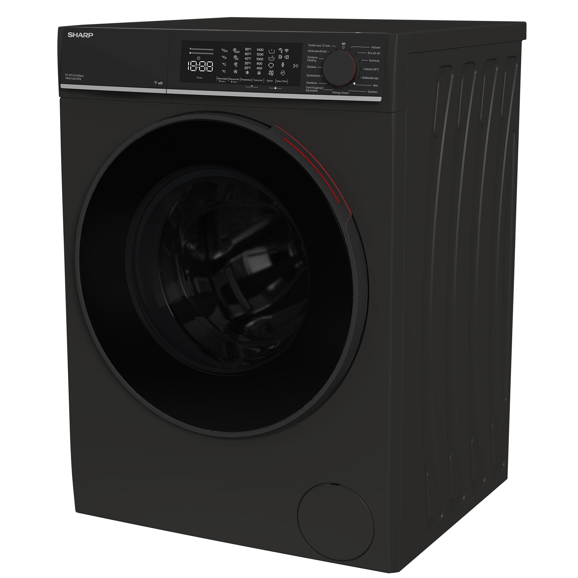 SHARP ES-NFL014CBNA2-BX Free-Standing Washing Machine